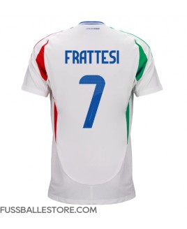 Günstige Italien Davide Frattesi #7 Auswärtstrikot EM 2024 Kurzarm
